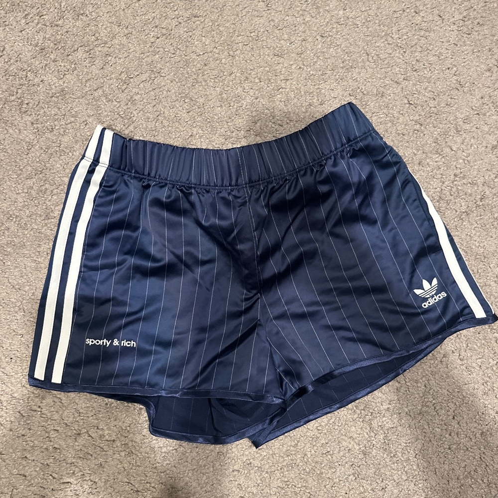 Sporty x Rich Addidas track shorts